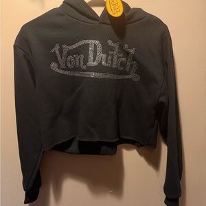 Von Dutch Black Hoodie with Logo